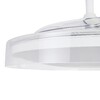 Миниатюра фото потолочная люстра-вентилятор mantra glass fan 9525 | 220svet.ru