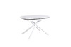 Миниатюра фото стол обеденный раскладной garda decor 83mc-1957dt bel | 220svet.ru