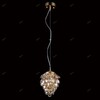 Миниатюра фото подвесной светильник crystal lux charme sp1 led oro/ambra | 220svet.ru