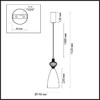 Миниатюра фото подвесной светодиодный светильник odeon light palleta 5046/12lc черный | 220svet.ru