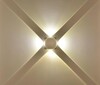 Миниатюра фото настенный светодиодный светильник designled gw sfera-dbl gw-a161-4-4-wh-ww 003200 | 220svet.ru