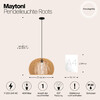 Миниатюра фото подвесной светильник maytoni roots mod195pl-01w1 | 220svet.ru