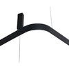 Миниатюра фото подвесной светодиодный светильник italline it013-6024 black 3000k | 220svet.ru