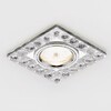 Миниатюра фото встраиваемый светильник ambrella light crystal k123 ch | 220svet.ru