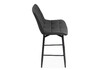 Миниатюра фото барный стул woodville алст к крутящийся темно-серый / черный 502127 | 220svet.ru