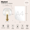 Миниатюра фото бра maytoni mod411wl-01g | 220svet.ru