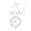 Миниатюра фото подвесная люстра bogates 353/6 smart | 220svet.ru
