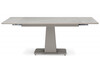 Миниатюра фото керамический стол раскладной 120(180)х80 woodville мун carmen light gray / серый матовый 715090 | 220svet.ru