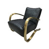 Миниатюра фото кресло roomers c0236-1d/b76# belon black | 220svet.ru