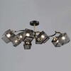 Миниатюра фото люстра reluce 60660-0.3-09 bk+cop | 220svet.ru