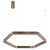 Миниатюра фото подвесной светодиодный светильник loft it titanium 10243m gold | 220svet.ru