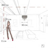Миниатюра фото подвесная люстра loft it opera 10406/500 | 220svet.ru