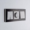 Миниатюра фото рамка werkel aluminium на 3 поста черный алюминий w0031708 4690389158100 | 220svet.ru