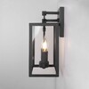 Миниатюра фото уличный настенный светильник elektrostandard candle 35150/d темно-серый 4690389182457 | 220svet.ru