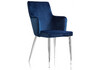 Миниатюра фото стул на металлокаркасе woodville benza dark blue 11848 | 220svet.ru