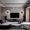 Миниатюра фото бра crystal lux bilbao ap10w led d300 white | 220svet.ru