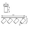 Миниатюра фото спот kanlux evalo el-4i b-sr 35699 | 220svet.ru