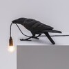 Миниатюра фото настольная лампа bird black playing | 220svet.ru