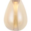 Миниатюра фото подвесной светодиодный светильник crystal lux gaudi sp4w led amber | 220svet.ru
