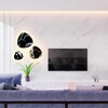 Миниатюра фото бра crystal lux bilbao ap10w led d300 black | 220svet.ru