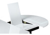 Миниатюра фото стол woodville регна черный / белый 504219 | 220svet.ru