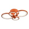 Миниатюра фото потолочная светодиодная люстра iledex ring a001/4 orange | 220svet.ru