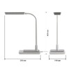 Миниатюра фото настольная лампа эра nled-499-10w-w б0052776 | 220svet.ru