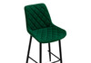 Миниатюра фото барный стул woodville баодин б/к зеленый / черный 517167 | 220svet.ru