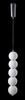 Миниатюра фото подвесной светодиодный светильник crystal lux desi sp5 chrome/white | 220svet.ru