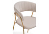 Миниатюра фото стул woodville kamelia 1 beige / gold 15469 | 220svet.ru