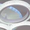 Миниатюра фото светильник потолочный reluce 06333-0.3-4+4a wh (rgb) | 220svet.ru