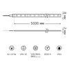 Миниатюра фото лента gauss 6,5w/m 120led/m 2835smd теплый белый 5m 311000165 | 220svet.ru