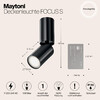 Миниатюра фото спот maytoni focus s c051cl-01b | 220svet.ru