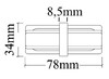 Миниатюра фото коннектор прямой crystal lux clt 0.211 06 wh | 220svet.ru