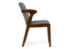 Миниатюра фото стул деревянный woodville artis cappuccino / grey 15414 | 220svet.ru