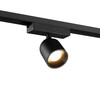 Миниатюра фото светильник трековый однофазный двухжильный светодиодный novotech solette 359803 черный | 220svet.ru