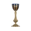 Миниатюра фото настольная лампа bohemia ivele 71100l/15 fp p1 amber-blue/h-1h | 220svet.ru