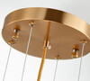 Миниатюра фото подвесной светильник 8130p/1 matt gold delight collection | 220svet.ru