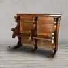 Миниатюра фото церковная скамья 19 век франция roomers antique aw-fc bench | 220svet.ru