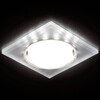 Миниатюра фото встраиваемый светильник ambrella light gx53 led g215 ch/wh | 220svet.ru