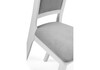 Миниатюра фото стул деревянный woodville корнелл серый велюр / белый 515974 | 220svet.ru
