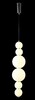 Миниатюра фото подвесной светодиодный светильник crystal lux desi sp6 chrome/white | 220svet.ru