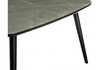 Миниатюра фото стол стеклянный рамси мрамор серый | 220svet.ru