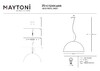 Миниатюра фото подвесной светильник maytoni dome mod169pl-05w1 | 220svet.ru
