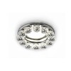 Миниатюра фото встраиваемый светильник ambrella light crystal k203 cl/ch | 220svet.ru