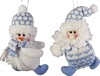 Миниатюра фото мягкая игрушка "дед мороз", "снеговик" hm-001b | 220svet.ru