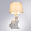 Миниатюра фото настольная лампа arte lamp izar a4015lt-1wh | 220svet.ru