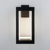 Миниатюра фото уличный настенный светодиодный светильник elektrostandard frame 1527 techno led черный 4690389172335 | 220svet.ru
