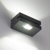 Миниатюра фото уличный настенный светодиодный светильник elektrostandard 1611 techno led nerey серый 4690389086151 | 220svet.ru