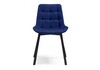 Миниатюра фото стул челси черный / синий | 220svet.ru